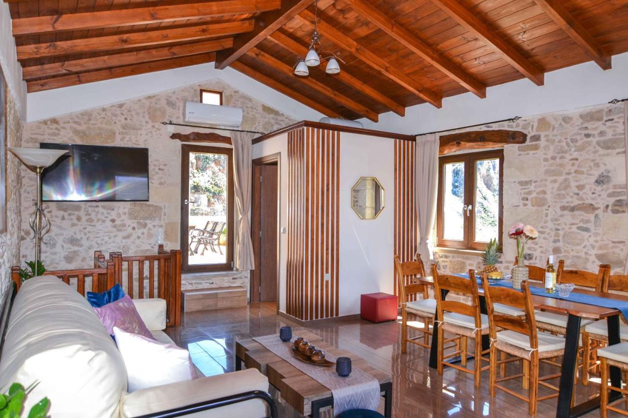 Villa Anastasia Luxe With Top Wifi, Bbq & Amazing Views كيساموس المظهر الخارجي الصورة