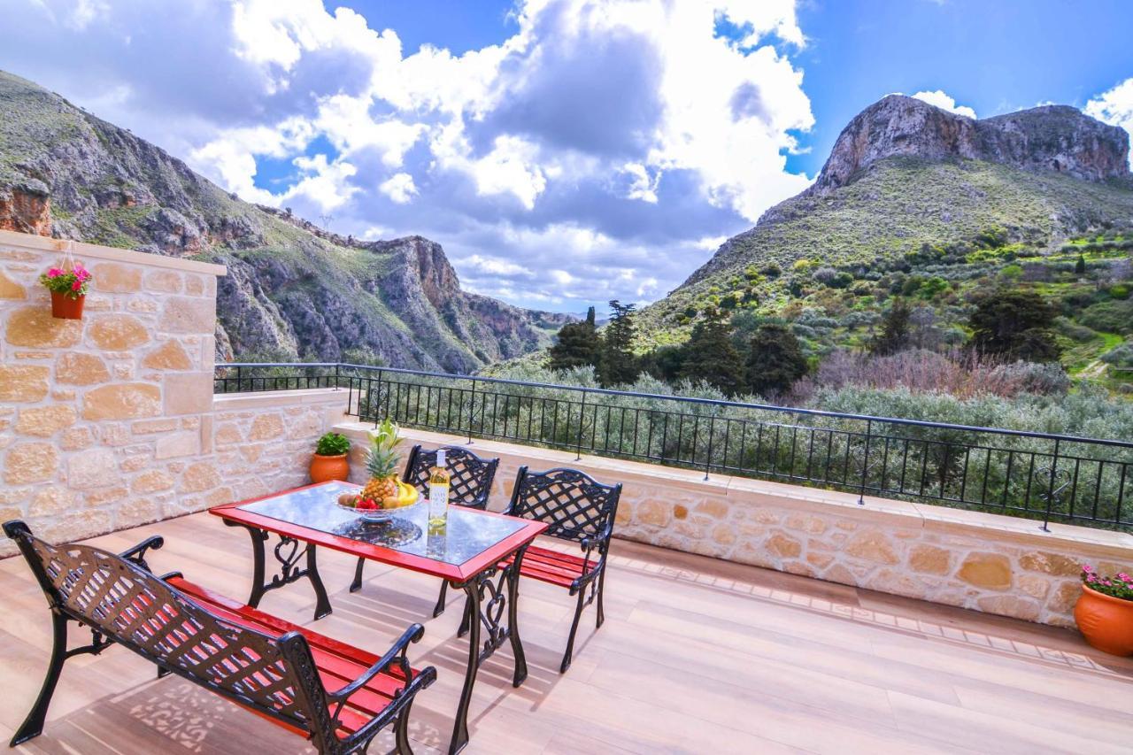Villa Anastasia Luxe With Top Wifi, Bbq & Amazing Views كيساموس المظهر الخارجي الصورة